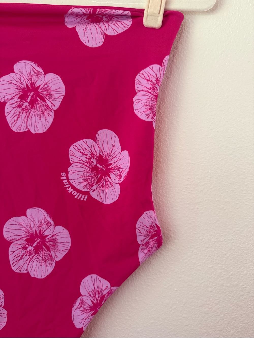 Hot Pink Floral One-Piece Swimsuit